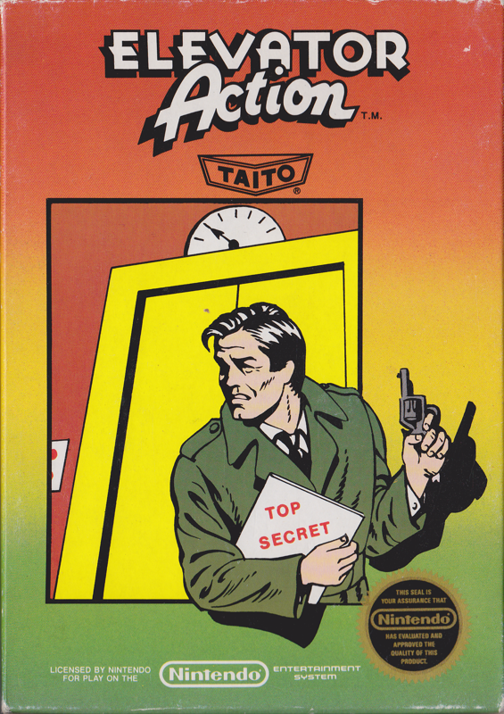 Elevator Action box art for Famicom